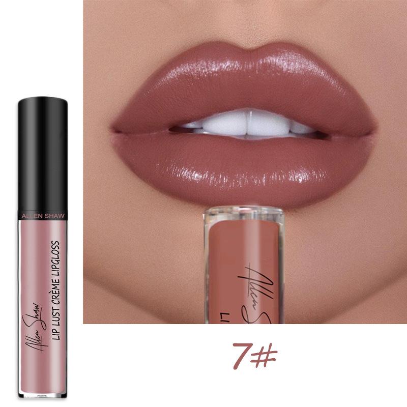 12 Colors Creamy Nude Pink Long Lasting Liquid Lipstick